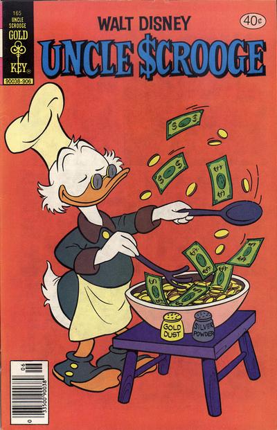 Cover for Walt Disney Uncle Scrooge (Western, 1963 series) #165 [Gold Key]