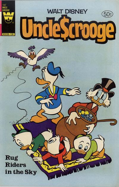 Cover for Walt Disney Uncle Scrooge (Western, 1963 series) #187