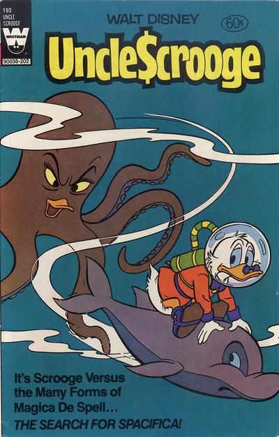 Cover for Walt Disney Uncle Scrooge (Western, 1963 series) #193 [White Whitman Logo]