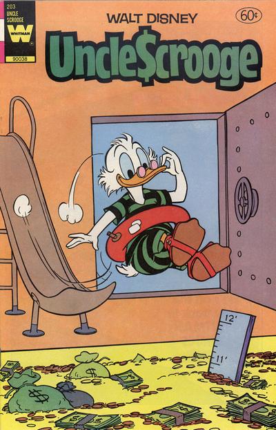 Cover for Walt Disney Uncle Scrooge (Western, 1963 series) #203