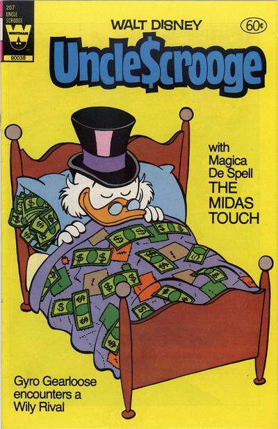 Cover for Walt Disney Uncle Scrooge (Western, 1963 series) #207