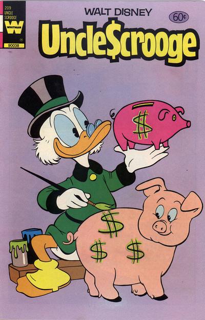 Cover for Walt Disney Uncle Scrooge (Western, 1963 series) #209