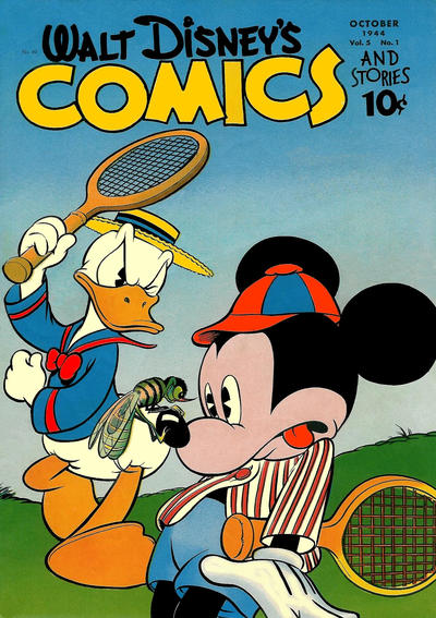 Cover for Walt Disney's Comics and Stories (Dell, 1940 series) #v5#1 (49)