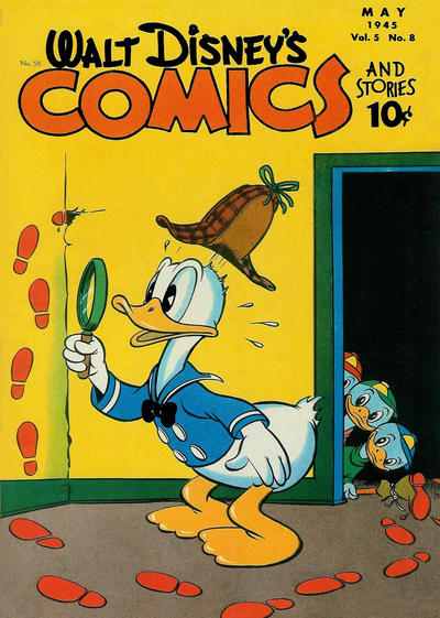 Cover for Walt Disney's Comics and Stories (Dell, 1940 series) #v5#8 (56)
