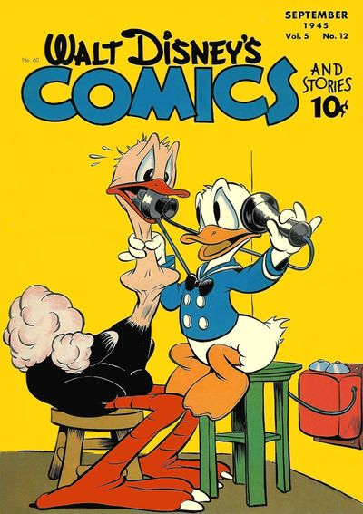 Cover for Walt Disney's Comics and Stories (Dell, 1940 series) #v5#12 (60)