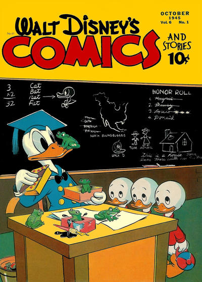 Cover for Walt Disney's Comics and Stories (Dell, 1940 series) #v6#1 (61)