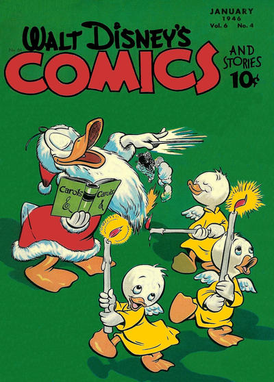 Cover for Walt Disney's Comics and Stories (Dell, 1940 series) #v6#4 (64)