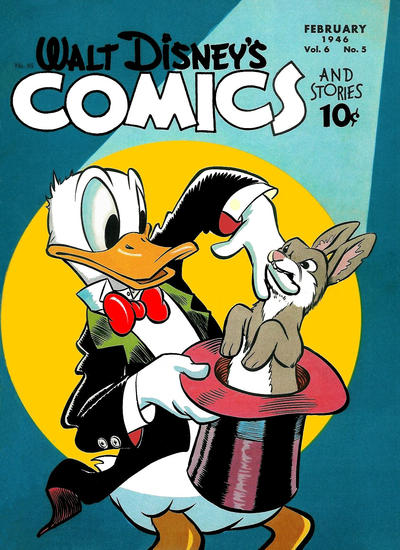 Cover for Walt Disney's Comics and Stories (Dell, 1940 series) #v6#5 (65)