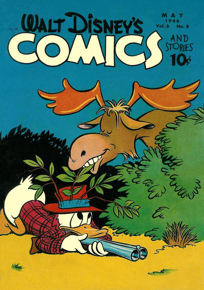 Cover for Walt Disney's Comics and Stories (Dell, 1940 series) #v6#8 (68)