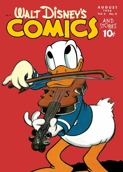 Cover for Walt Disney's Comics and Stories (Dell, 1940 series) #v6#11 (71)