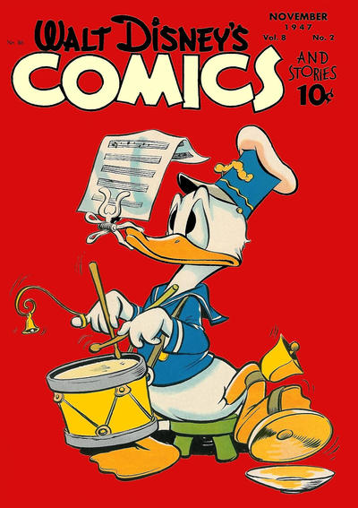 Cover for Walt Disney's Comics and Stories (Dell, 1940 series) #v8#2 (86)