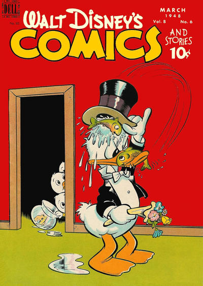Cover for Walt Disney's Comics and Stories (Dell, 1940 series) #v8#6 (90)