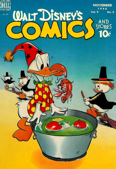 Cover for Walt Disney's Comics and Stories (Dell, 1940 series) #v9#2 (98)