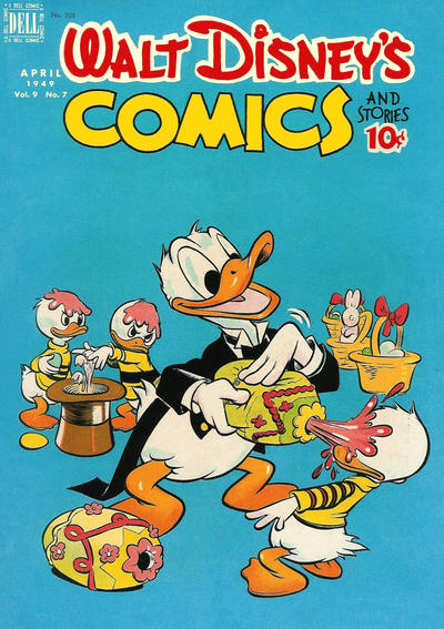 Cover for Walt Disney's Comics and Stories (Dell, 1940 series) #v9#7 (103)