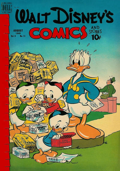 Cover for Walt Disney's Comics and Stories (Dell, 1940 series) #v9#11 (107)