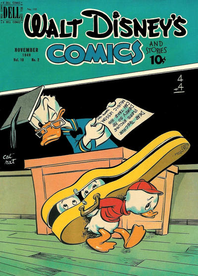Cover for Walt Disney's Comics and Stories (Dell, 1940 series) #v10#2 (110)