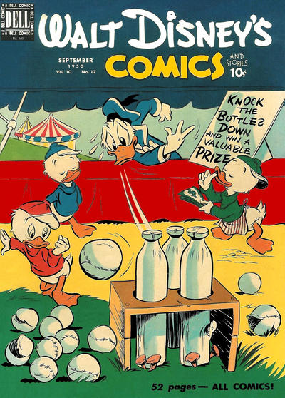 Cover for Walt Disney's Comics and Stories (Dell, 1940 series) #v10#12 (120)