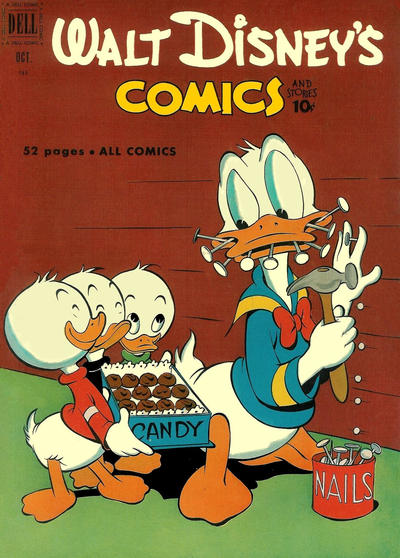 Cover for Walt Disney's Comics and Stories (Dell, 1940 series) #v12#1 (133)