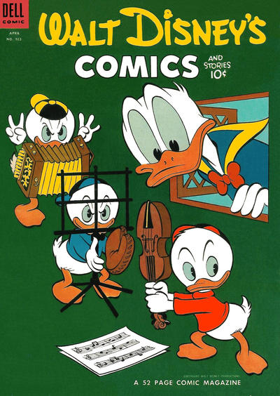 Cover for Walt Disney's Comics and Stories (Dell, 1940 series) #v14#7 (163)