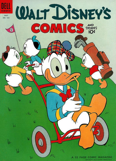 Cover for Walt Disney's Comics and Stories (Dell, 1940 series) #v14#8 (164)