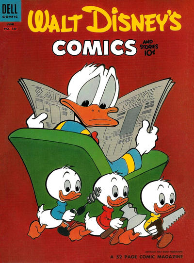 Cover for Walt Disney's Comics and Stories (Dell, 1940 series) #v14#9 (165)