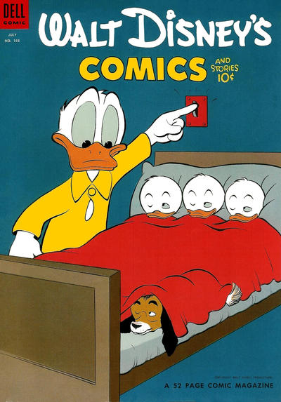 Cover for Walt Disney's Comics and Stories (Dell, 1940 series) #v14#10 (166)