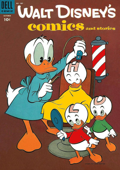 Cover for Walt Disney's Comics and Stories (Dell, 1940 series) #v15#1 (169)