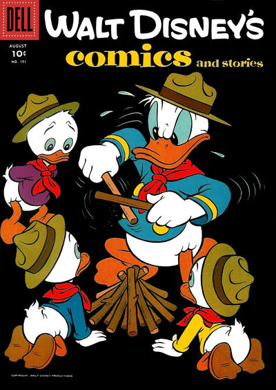 Cover for Walt Disney's Comics and Stories (Dell, 1940 series) #v16#11 (191)