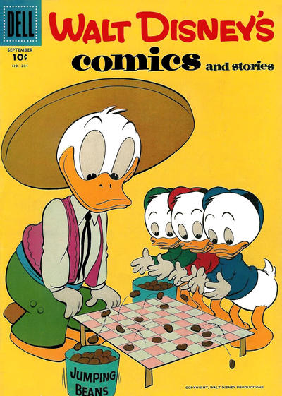 Cover for Walt Disney's Comics and Stories (Dell, 1940 series) #v17#12 (204)