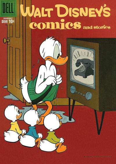 Cover for Walt Disney's Comics and Stories (Dell, 1940 series) #v19#4 (220)
