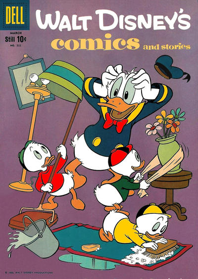 Cover for Walt Disney's Comics and Stories (Dell, 1940 series) #v19#6 (222)