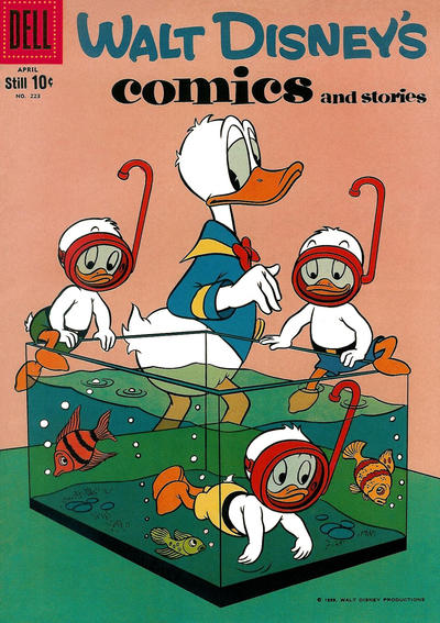 Cover for Walt Disney's Comics and Stories (Dell, 1940 series) #v19#7 (223)