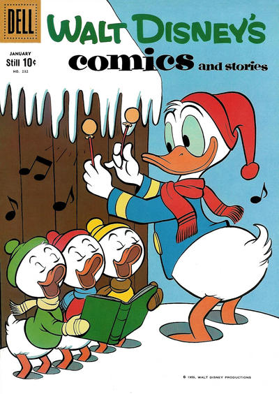 Cover for Walt Disney's Comics and Stories (Dell, 1940 series) #v20#4 (232)
