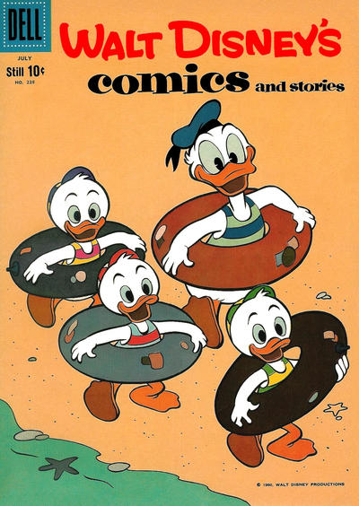 Cover for Walt Disney's Comics and Stories (Dell, 1940 series) #v20#10 (238)
