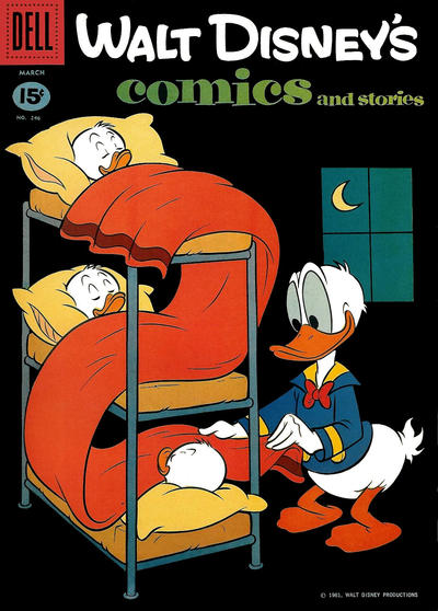Cover for Walt Disney's Comics and Stories (Dell, 1940 series) #v21#6 (246)