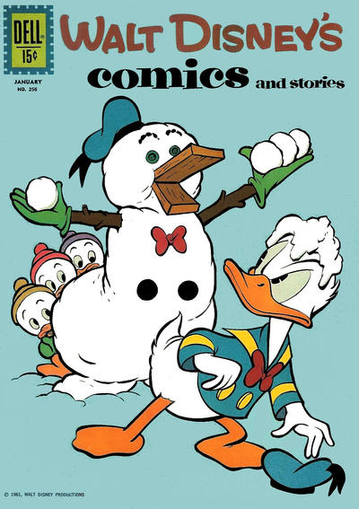 Cover for Walt Disney's Comics and Stories (Dell, 1940 series) #v22#4 (256)