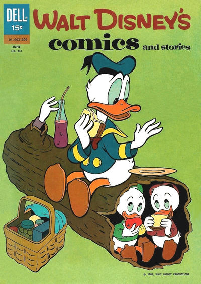 Cover for Walt Disney's Comics and Stories (Dell, 1940 series) #v22#9 (261)