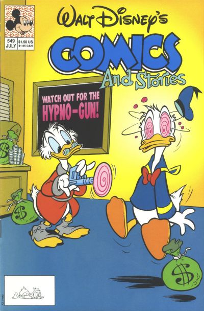 Cover for Walt Disney's Comics and Stories (Disney, 1990 series) #549 [Direct]