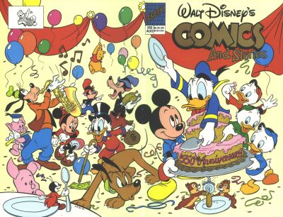 Cover for Walt Disney's Comics and Stories (Disney, 1990 series) #550 [Direct]