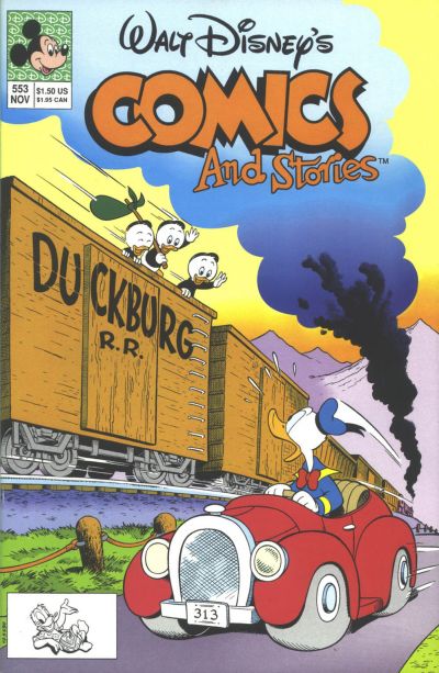 Cover for Walt Disney's Comics and Stories (Disney, 1990 series) #553