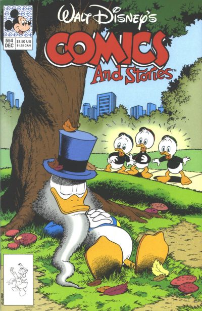 Cover for Walt Disney's Comics and Stories (Disney, 1990 series) #554