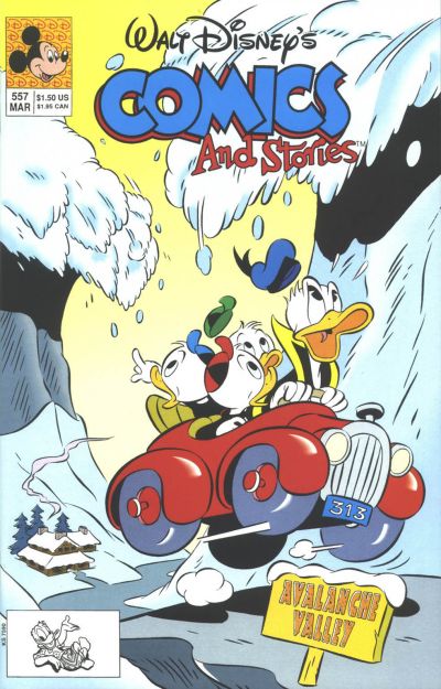 Cover for Walt Disney's Comics and Stories (Disney, 1990 series) #557 [Direct]