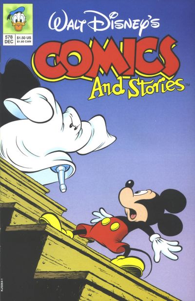 Cover for Walt Disney's Comics and Stories (Disney, 1990 series) #578 [Direct]