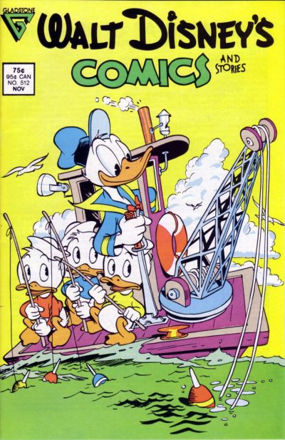 Cover for Walt Disney's Comics and Stories (Gladstone, 1986 series) #512