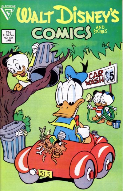Cover for Walt Disney's Comics and Stories (Gladstone, 1986 series) #514 [Direct]