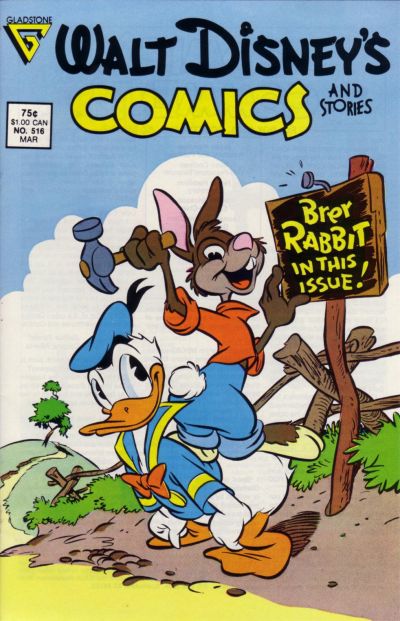 Cover for Walt Disney's Comics and Stories (Gladstone, 1986 series) #516