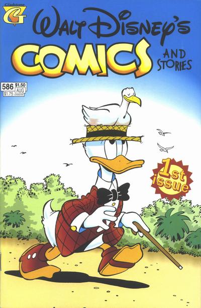 Cover for Walt Disney's Comics and Stories (Gladstone, 1993 series) #586 [Direct]