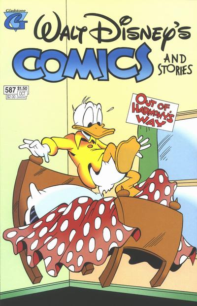Cover for Walt Disney's Comics and Stories (Gladstone, 1993 series) #587