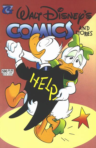 Cover for Walt Disney's Comics and Stories (Gladstone, 1993 series) #590 [Direct]
