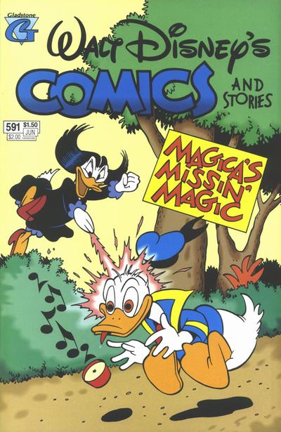 Cover for Walt Disney's Comics and Stories (Gladstone, 1993 series) #591 [Direct]